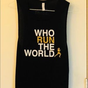 Barbell Babes Who Run The  World Tank